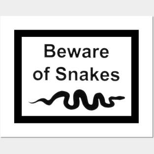 Beware of the Snakes! Posters and Art